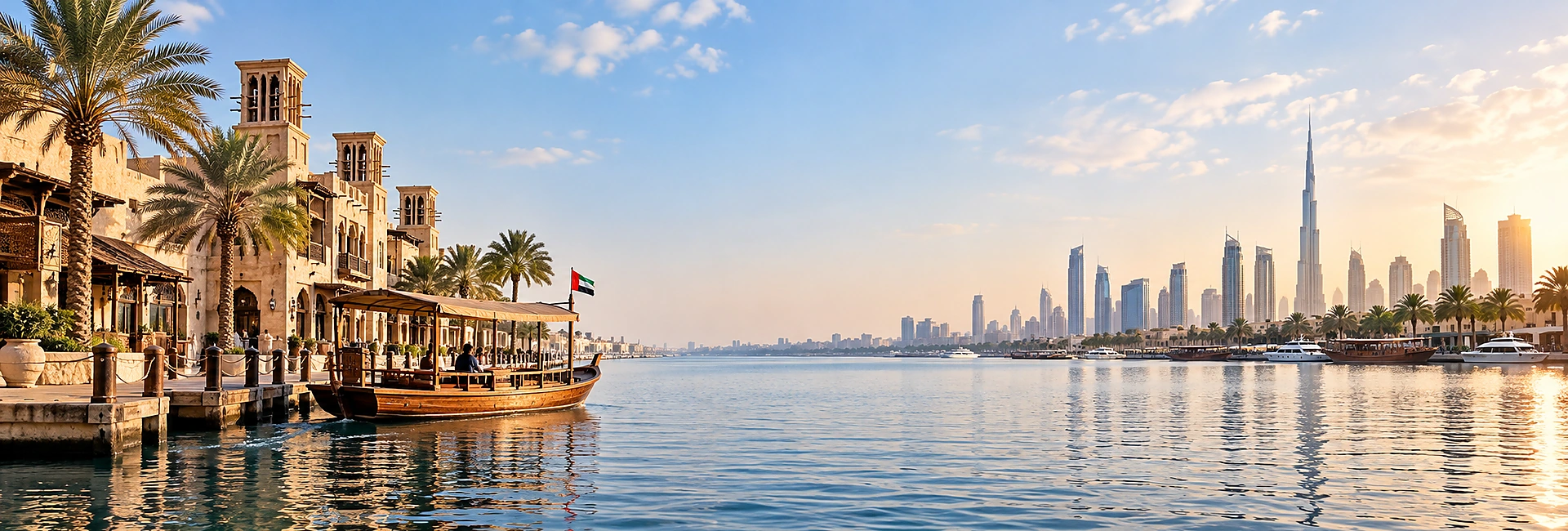 Half-Day Dubai City Tour with Old Dubai, Burj Al Arab, Palm Jumeirah and Marina