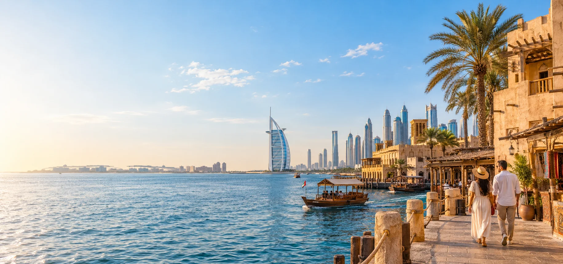 Half-Day Dubai City Tour with Old Dubai Burj Al Arab Palm Jumeirah and Dubai Marina