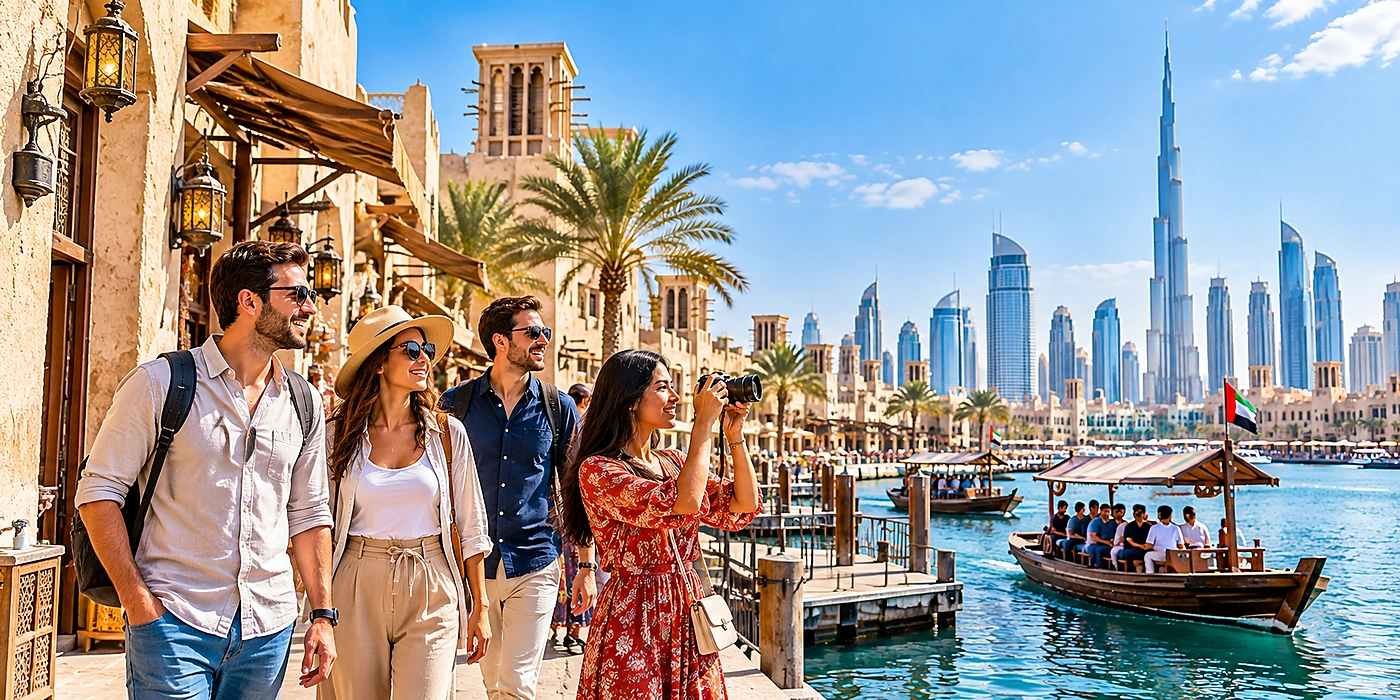 Half-Day Dubai City Tour sightseeing Old Dubai and modern Dubai