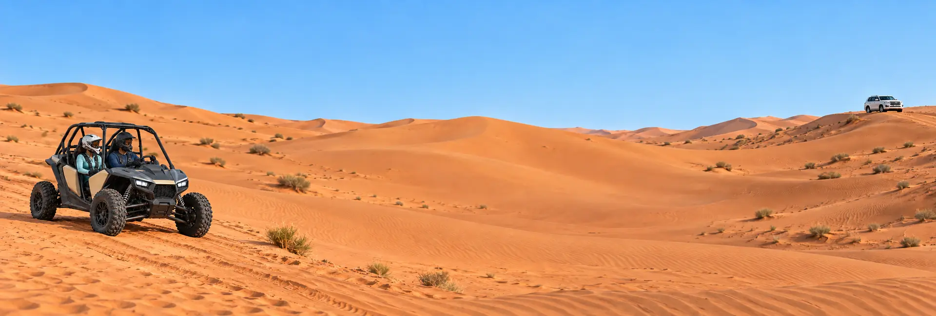 احجز سفاري الصحراء الصباحي مع عربة البقي لمدة 30 دقيقة في دبي