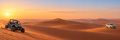 Premium Evening Desert Safari Dubai with dune buggy and premium camp