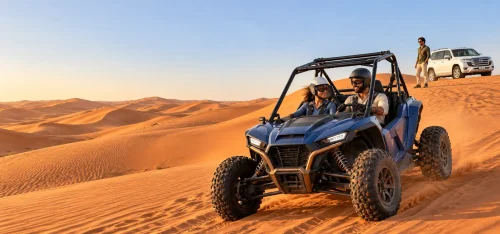 Premium Evening Desert Safari Dubai with 30-minute dune buggy ride