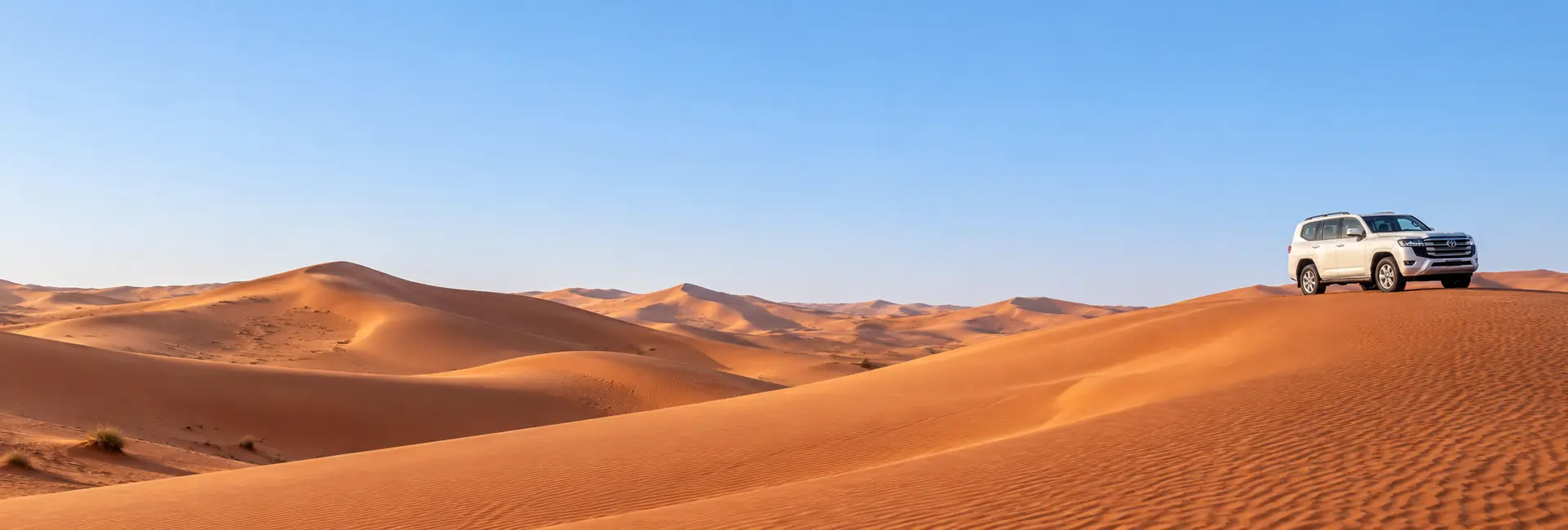 Private 4-Hour Desert Safari Dubai in Lahbab Red Dunes without camp activities