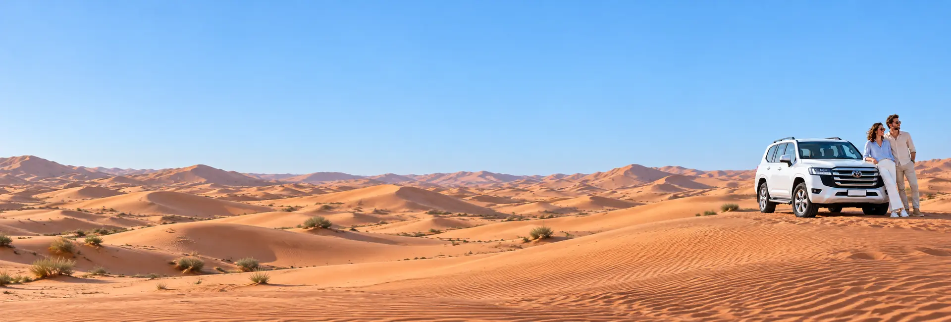 احجز سفاري الصحراء الصباحي الخاص في دبي مع ركوب الجمال والتزلج على الرمال