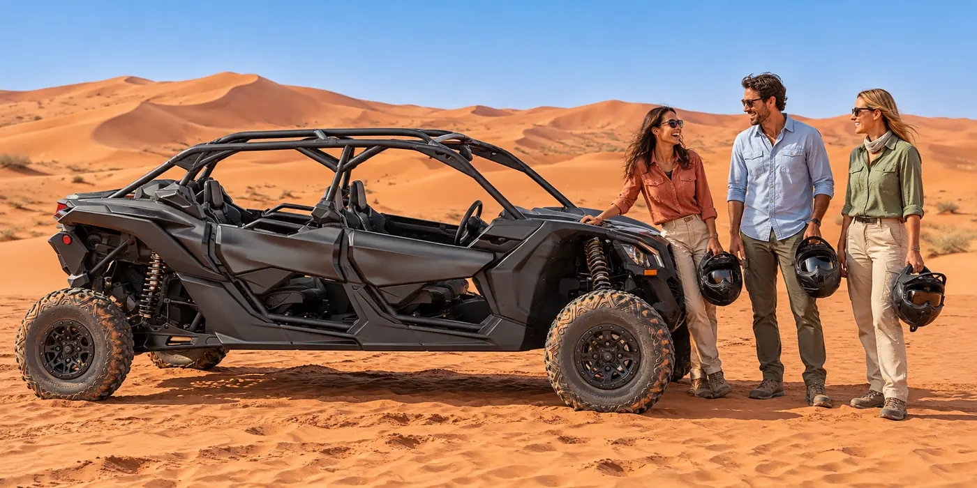 Can-Am 4-Seater Dune Buggy Dubai desert experience