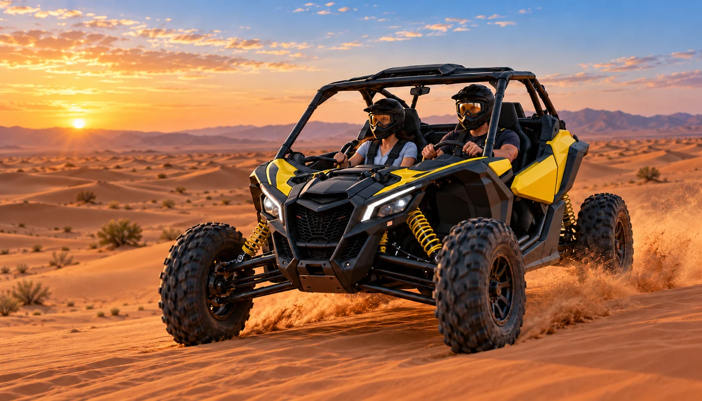 60-minute Can-Am dune buggy self-drive Dubai desert