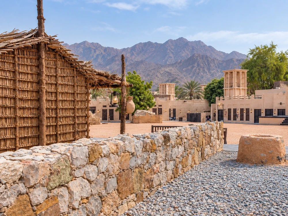 Traditional Hatta town and heritage atmosphere