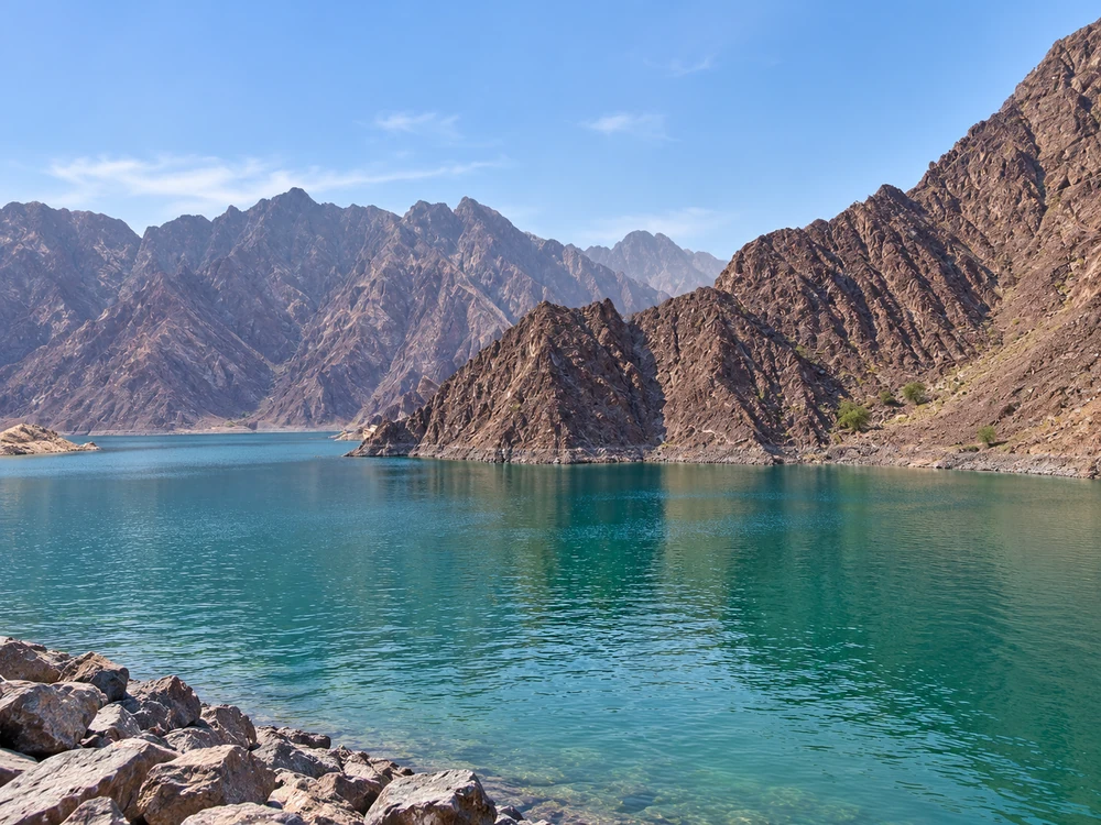 Hatta scenic water and mountain viewpoint