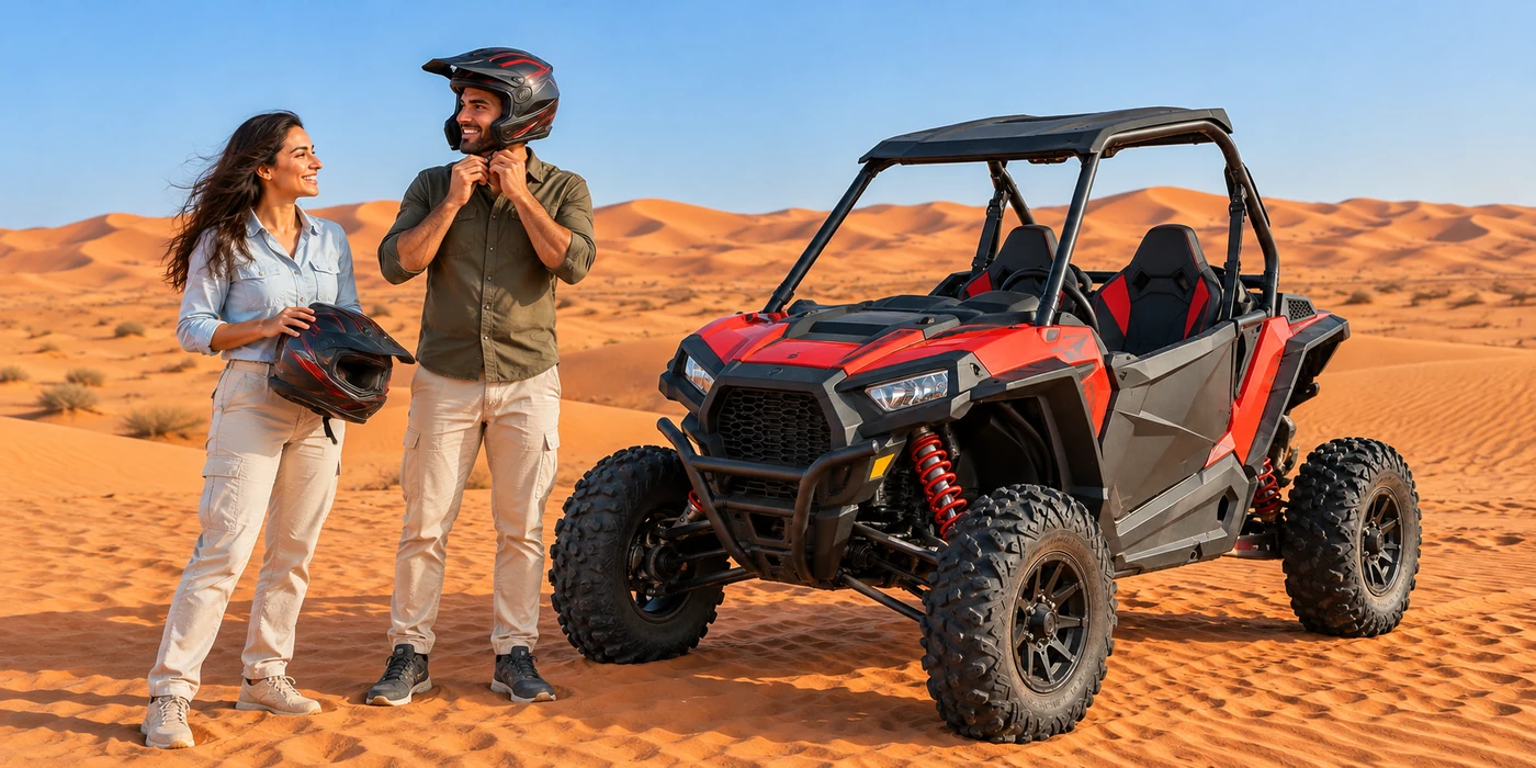 Polaris 1000cc 2-Seater dune buggy Dubai desert experience