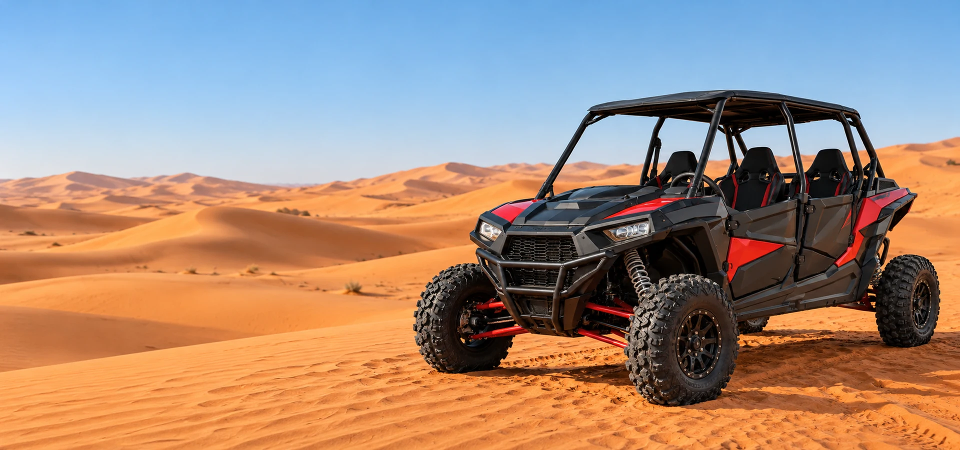Polaris 1000cc 4-Seater Dune Buggy Self-Drive Dubai 30 Minutes