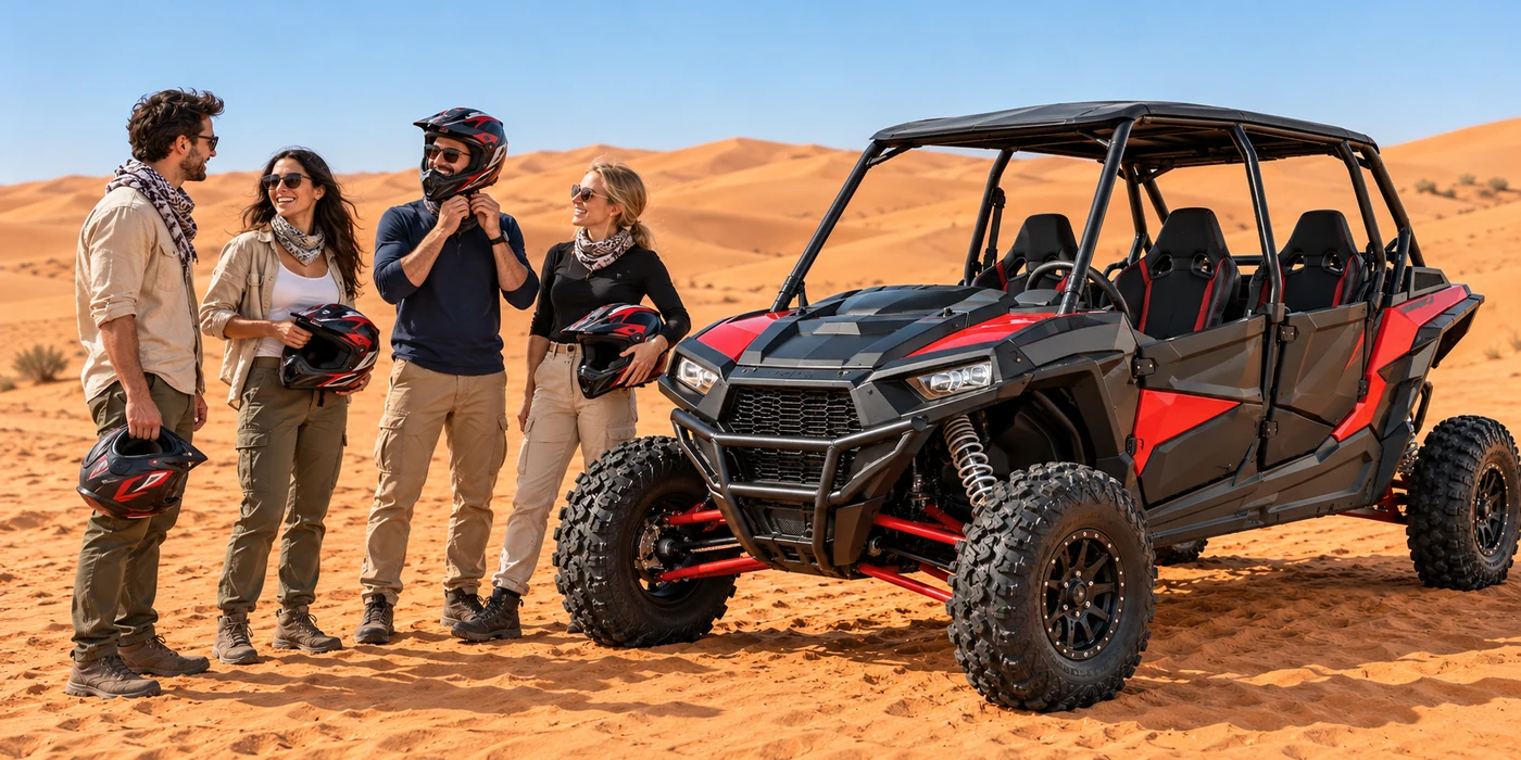 Polaris 1000cc 4-Seater dune buggy experience Dubai