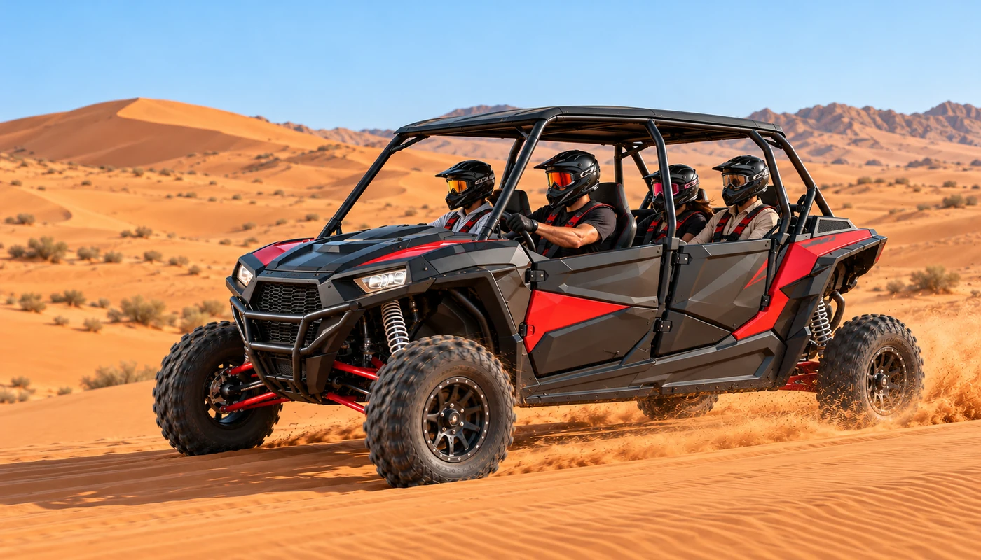 Polaris 1000cc 4-Seater 60-minute dune buggy self-drive Dubai