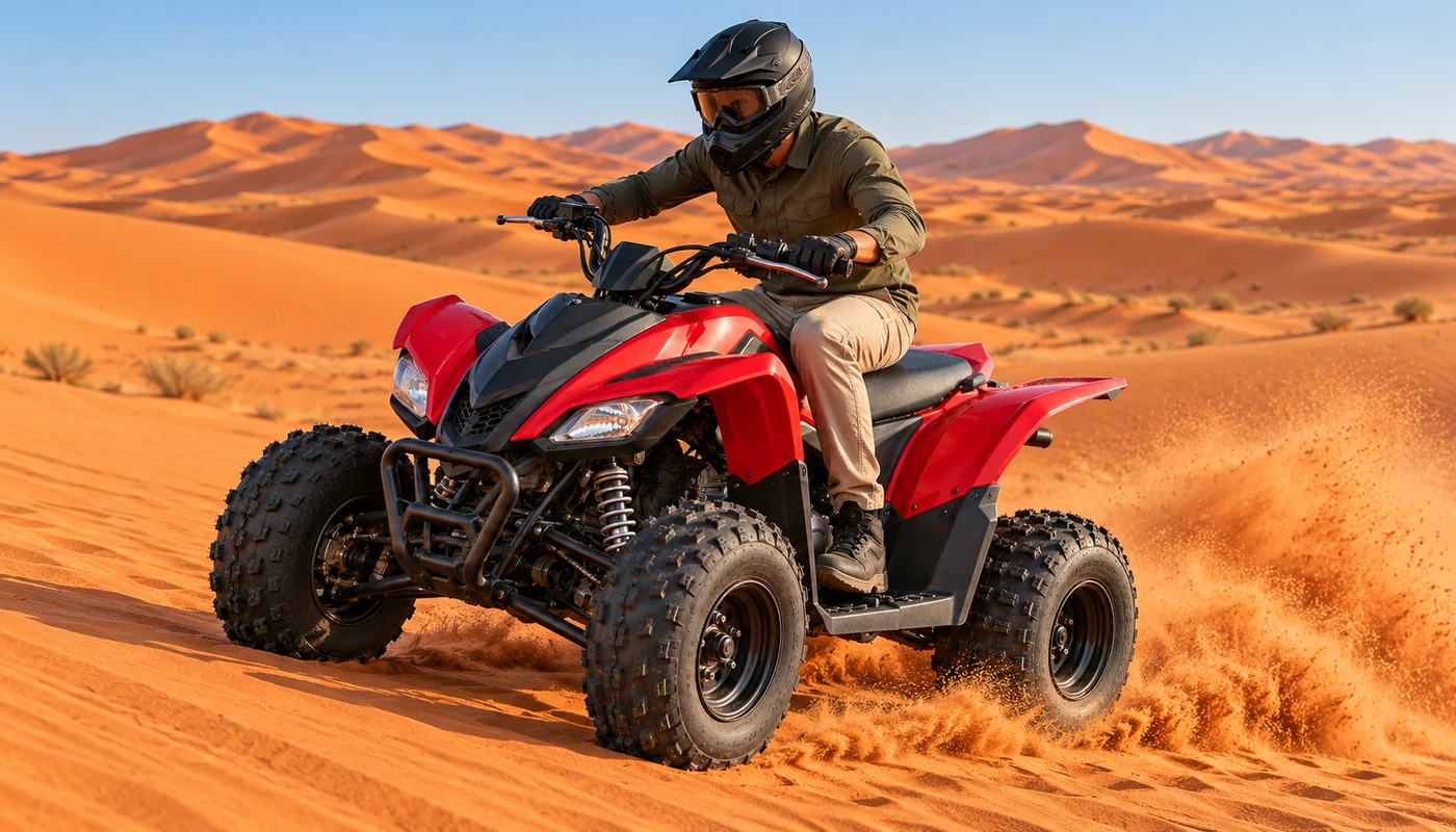 270cc quad bike self-drive across Dubai desert dunes