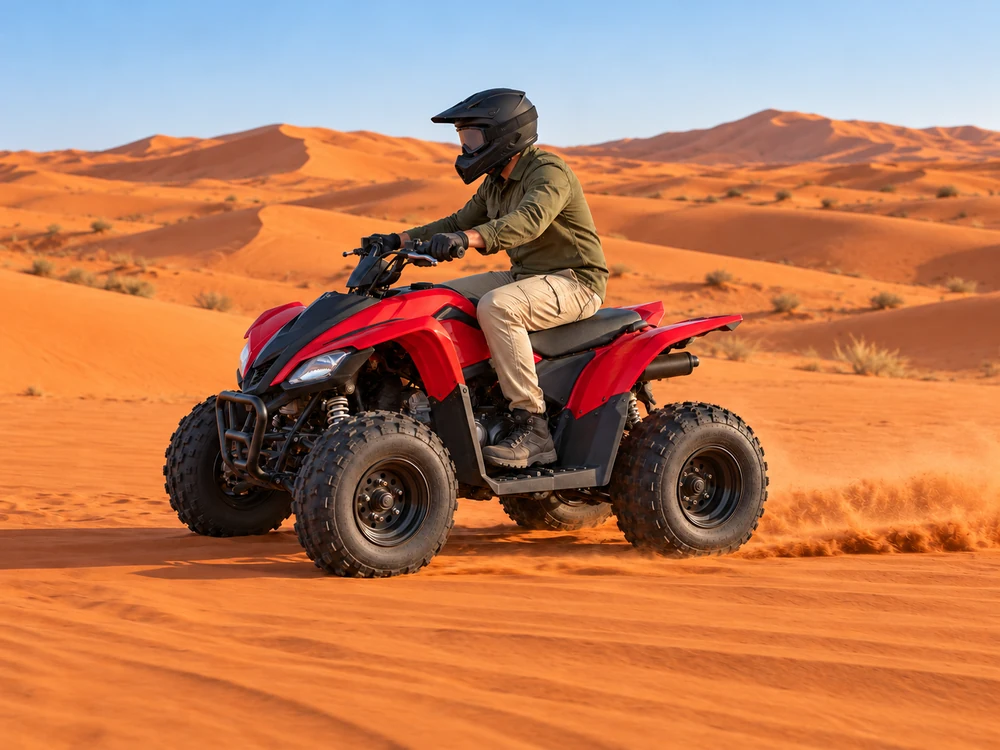 60-minute quad bike self-drive Dubai desert dunes