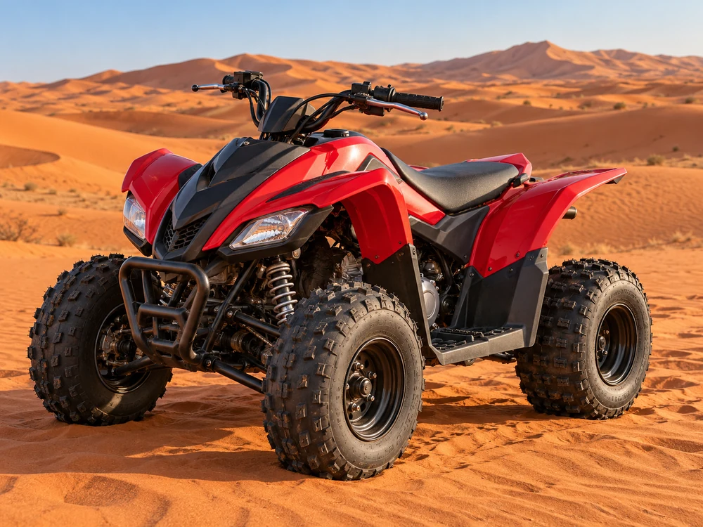 270cc quad bike in Dubai desert dunes